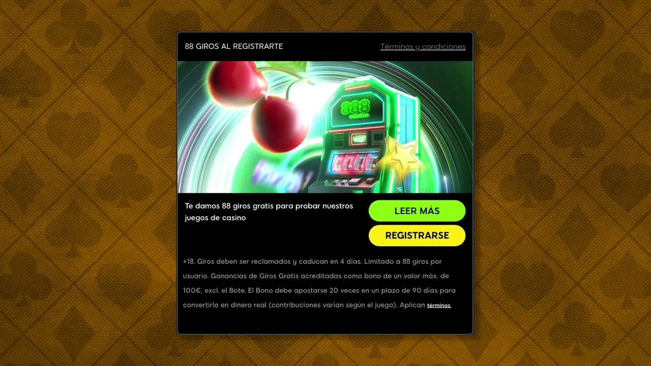bonos de casino — Pantarei