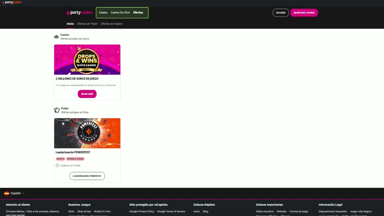 PartyCasino — Pantarei